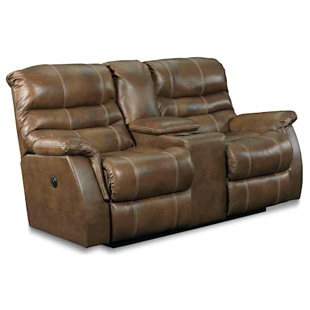 Power Double Reclining Loveseat with Storage